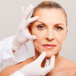 A lady is getting examined  for Bring Back her Youthful look with latest beauty Treatments