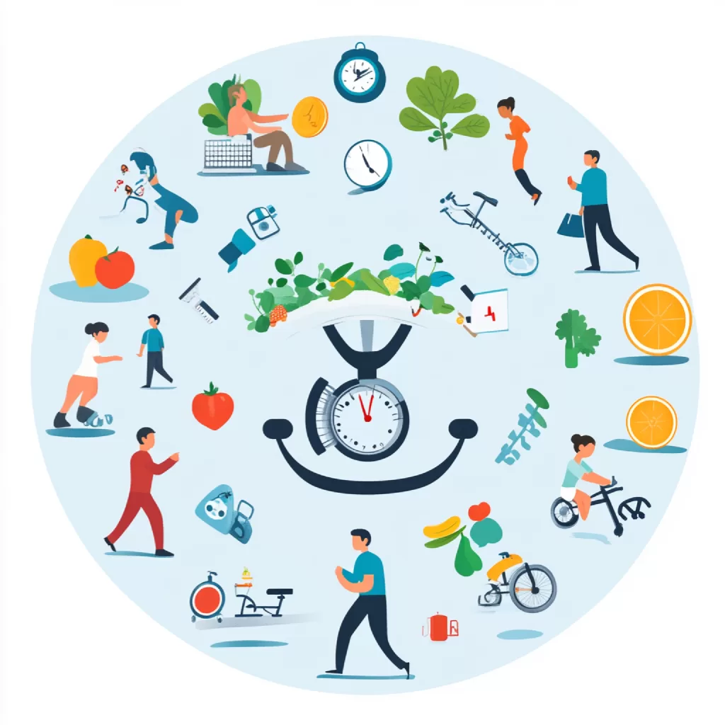 infographic managing chronic conditions with lifestyle changes